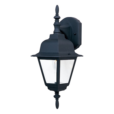 Maxim Lighting Builder Cast 1-Light 6" Wide Black Outdoor Wall Sconce 3007CLBK